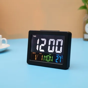 1pcs Digital Desk Clock Time Temperature Date Week Display Snooze Wake-up Table LED Alarm Clock Home Office Decor Dropshipping
1pcs Digital Desk Clock Time Temperature Date Week Display Snooze Wake-up Table LED Alarm Clock Home Office Decor Dropshipping