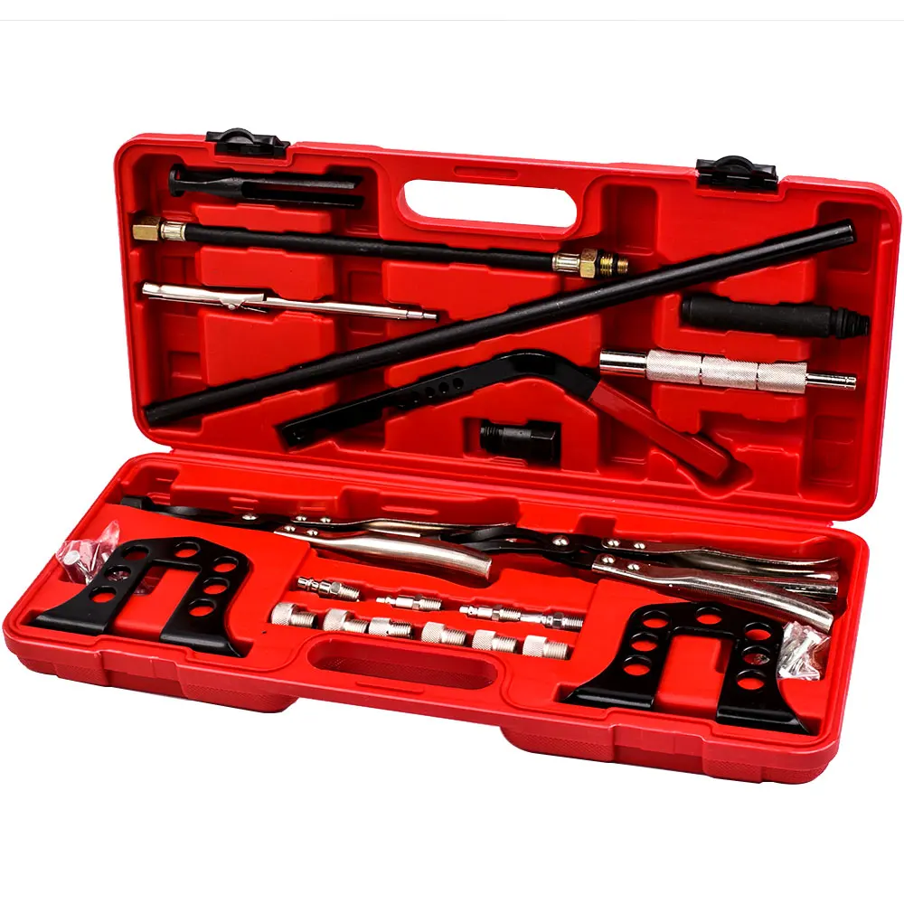 Pro Cylinder Head Service Sets Valve Spring Compressor Removal Installer Kit Set For OHV & OHC Engine
Pro Cylinder Head Service Sets Valve Spring Compressor Removal Installer Kit Set For OHV & OHC Engine