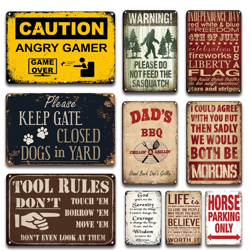 Инструмент правила Оловянная металлическая Настенная Декорация винтажная осторожность злобный геймер жестяная металлическая табличка для туалета Табличка Дверные Знаки Декор для игровой комнаты 
Инструмент правила Оловянная металлическая Настенная Декорация винтажная осторожность злобный геймер жестяная металлическая табличка для туалета Табличка Дверные Знаки Декор для игровой комнаты
