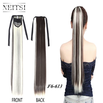 Neitsi 22'' Synthetic Long Straight Ponytail Wrap Around Ponytail Clip in Hair Extensions Natural Hairpiece Pony Tail For Woman
Neitsi 22'' Synthetic Long Straight Ponytail Wrap Around Ponytail Clip in Hair Extensions Natural Hairpiece Pony Tail For Woman