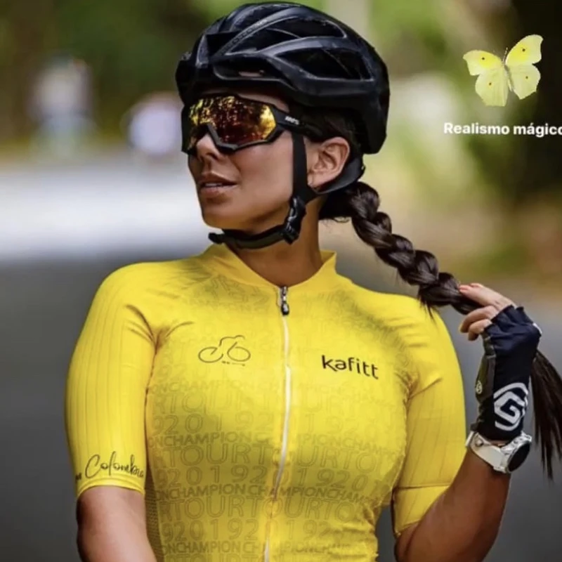 2020yellow Women's clothes cycling sets Triathlon suit Short Sleeve skinsuit Sets Skinsuit Maillot Ropa Ciclismo MTB jumpsuit
2020yellow Women's clothes cycling sets Triathlon suit Short Sleeve skinsuit Sets Skinsuit Maillot Ropa Ciclismo MTB jumpsuit