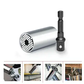 Universal Sleeve Socket 2 Piece/Set Universal Adjustable Torque Ratchet Socket Wrench Set Spanner Multi-Function Hand Tool Set 
Universal Sleeve Socket 2 Piece/Set Universal Adjustable Torque Ratchet Socket Wrench Set Spanner Multi-Function Hand Tool Set