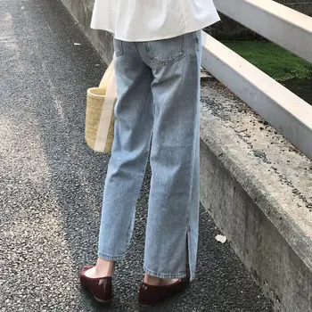 Split-leg Wide-leg Jeans Women's Straight-leg Loose-fitting High-waist Slimming Jeans
Split-leg Wide-leg Jeans Women's Straight-leg Loose-fitting High-waist Slimming Jeans