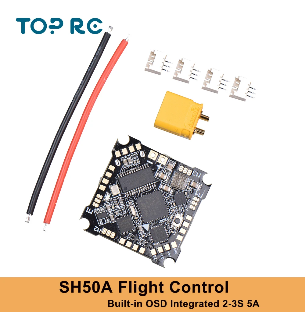 SH50A MPU6000 F411 OSD BEC 2.5A Flight Control 5A ESC AIO 2-3S for RC toothpick Drone FPV Racing | Игрушки и хобби