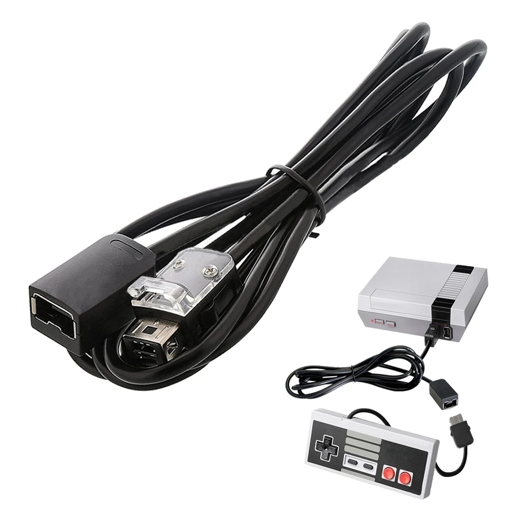 Bevigac Extension Controller Joystick Joypad Gamepad Joy Game Cord Lead Cable for Nintendo Nintend Wii Mini NES Classic Handlel
Bevigac Extension Controller Joystick Joypad Gamepad Joy Game Cord Lead Cable for Nintendo Nintend Wii Mini NES Classic Handlel