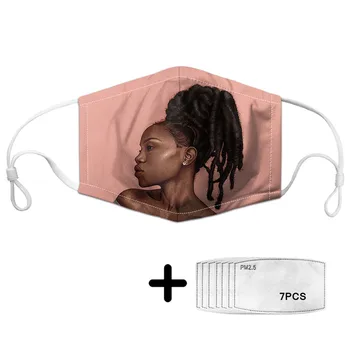Aftro African Art Women Winter Face Masks Add In 7pcs PM2.5 Filter Papers Ladies Mouth Mask Reusable Windproof Masks Maschera 
Aftro African Art Women Winter Face Masks Add In 7pcs PM2.5 Filter Papers Ladies Mouth Mask Reusable Windproof Masks Maschera