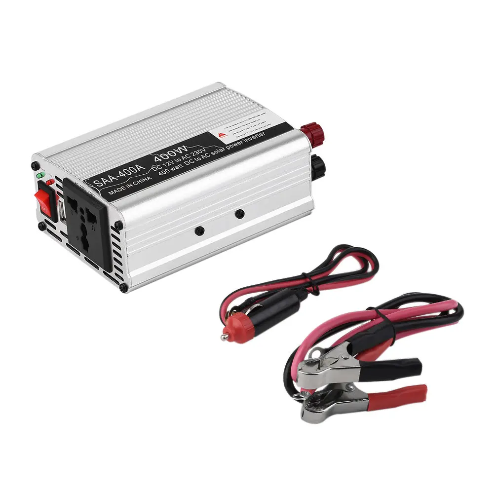 SAA 400W/600W Inverter Car Vehicle Voltage Inversor DC12V To AC220V Power Inverter Adapter
SAA 400W/600W Inverter Car Vehicle Voltage Inversor DC12V To AC220V Power Inverter Adapter
