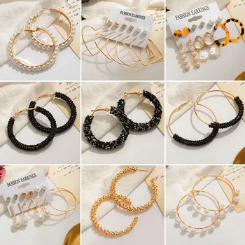 New Fashion Large Circle Hoop Earrings For Women 2020 Summer Vintage Statement Simple Gold Round Party Hanging Earrings Jewelry
New Fashion Large Circle Hoop Earrings For Women 2020 Summer Vintage Statement Simple Gold Round Party Hanging Earrings Jewelry