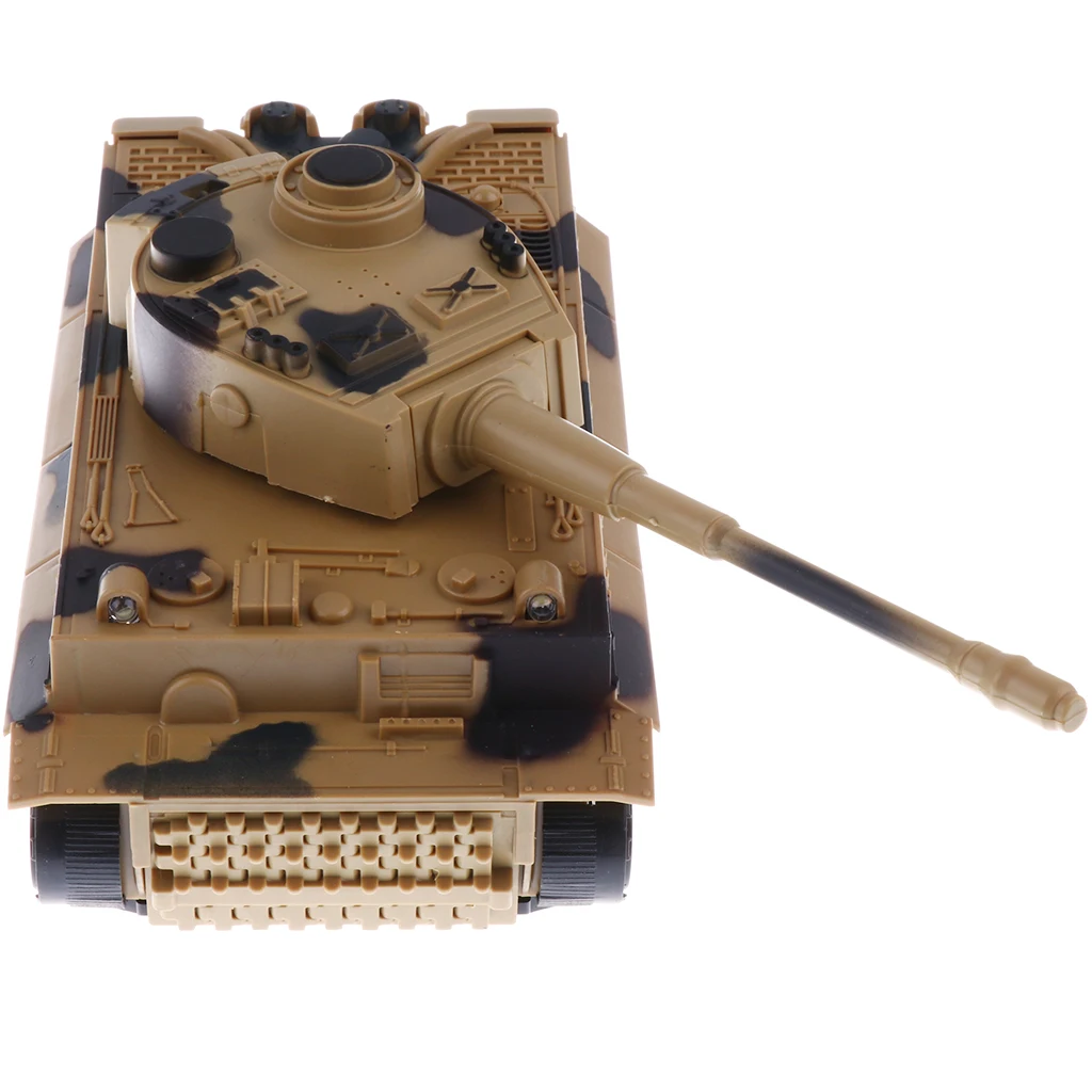 1/32 German Tiger Battle Tank WWII Army Vehicle Model Toy - Camouflage Earth Yellow 1/32 German Tiger Battle Tank WWII Army Vehicle Model Toy - Camouflage Earth Yellow