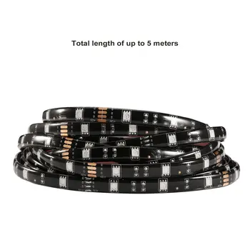 ICOCO 300LED 5m Flexible SMD 5050 RGB Waterproof LED Light Strip Bar with 44-Key Controller for TV Backlight PC Decoration
ICOCO 300LED 5m Flexible SMD 5050 RGB Waterproof LED Light Strip Bar with 44-Key Controller for TV Backlight PC Decoration