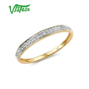 VISTOSO Gold Rings For Lady Genuine 14K 585 Yellow Gold Ring Sparkling Diamond Promise Engagement Rings Anniversary Fine Jewelry
VISTOSO Gold Rings For Lady Genuine 14K 585 Yellow Gold Ring Sparkling Diamond Promise Engagement Rings Anniversary Fine Jewelry