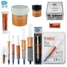 Original GD GD007 1g 7g 150g Thermal Compound Grease Paste Pad Heat Sink Compound Conductive Silicone Cooler For Computer CPU
Original GD GD007 1g 7g 150g Thermal Compound Grease Paste Pad Heat Sink Compound Conductive Silicone Cooler For Computer CPU