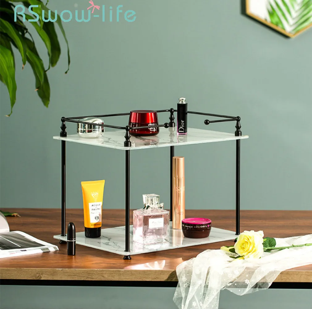 Light Luxury Multi-function Metal Tray Desktop Rack Dessert Table Double Cake Food Tray Cosmetic Storage Trays Serving Trays
Light Luxury Multi-function Metal Tray Desktop Rack Dessert Table Double Cake Food Tray Cosmetic Storage Trays Serving Trays