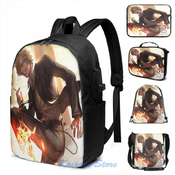 Funny Graphic print Sanji USB Charge Backpack men School bags Women bag Travel laptop bag
Funny Graphic print Sanji USB Charge Backpack men School bags Women bag Travel laptop bag