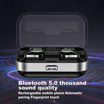 T10 Tws Earphones Wireless Headphone Bluetooth 5.0 Power Touch Wireless Display Control Headsets Earbuds With Charging BOX Z3S1
T10 Tws Earphones Wireless Headphone Bluetooth 5.0 Power Touch Wireless Display Control Headsets Earbuds With Charging BOX Z3S1