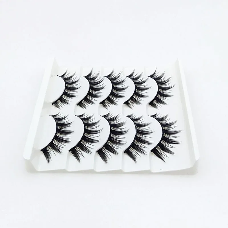 Qsezeny 5 Pairs Japanese Serious Makeup False Eyelashes Tapered Cross Messy Soft Thick Lashes Extension Daily Dating Cosplay Beauty Tool 18 Qsezeny 5 Pairs Japanese Serious Makeup False Eyelashes Tapered Cross Messy Soft Thick Lashes Extension Daily Dating Cosplay Beauty Tool -Zentai shop online H481947c5c65b487d97917df170889961j.jpg