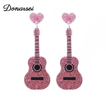 Donarsei Personality Vintage Guitar Acrylic Drop Earrings For Women Funny Music Festival Musical Instrument Dangle Earrings
Donarsei Personality Vintage Guitar Acrylic Drop Earrings For Women Funny Music Festival Musical Instrument Dangle Earrings