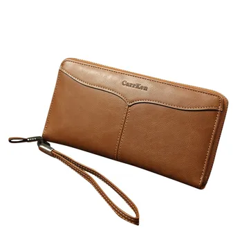 CONEED Wallet Unisex Solid Color Wallet Business Casual Large-capacity Clutch Soft Multi Card Wallet Women Leather Long Zippers
CONEED Wallet Unisex Solid Color Wallet Business Casual Large-capacity Clutch Soft Multi Card Wallet Women Leather Long Zippers