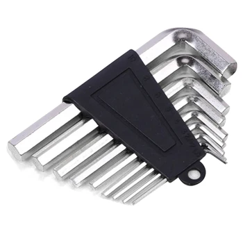 Brand New 9pcs Different Sizes Hex Key L-Shape Wrenches Set Hand Tool Sets For Car Repair Mechanical Repair Pipeline Repair
Brand New 9pcs Different Sizes Hex Key L-Shape Wrenches Set Hand Tool Sets For Car Repair Mechanical Repair Pipeline Repair