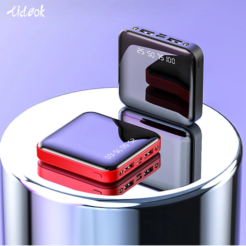 Mini mirror portable mobile power supply 30000mAh for iPhone Xiaomi Huawei LED display mobile power dual USB port charging
Mini mirror portable mobile power supply 30000mAh for iPhone Xiaomi Huawei LED display mobile power dual USB port charging