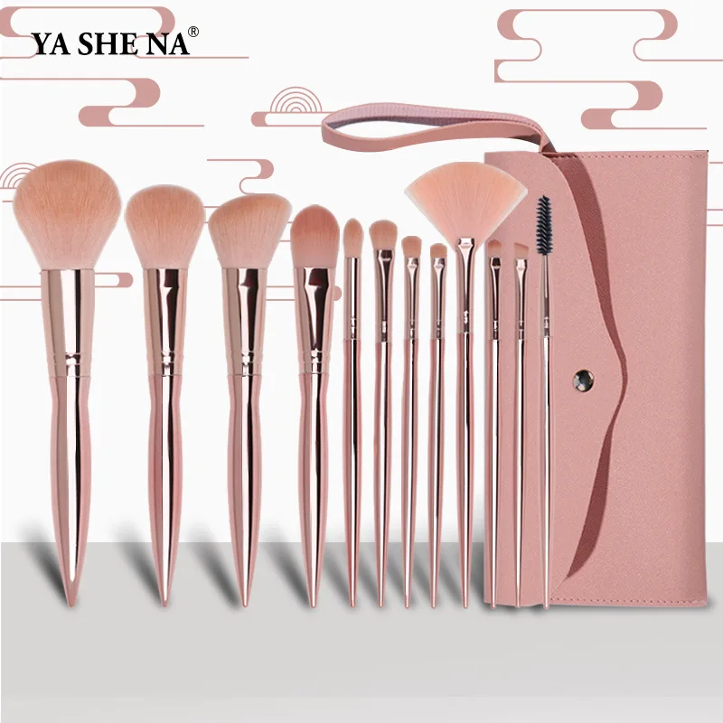 New 12 Plating Rose Gold Makeup Brush Loose Powder Fan Shape Makeup Brush Beauty Tools
New 12 Plating Rose Gold Makeup Brush Loose Powder Fan Shape Makeup Brush Beauty Tools