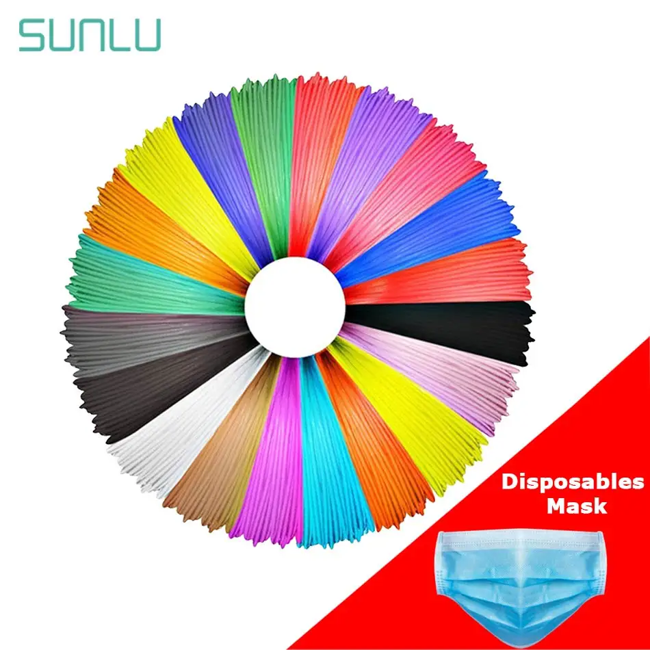 SUNLU 1.75 MM PLA 3D Printer Filament 5m 3D Printing Pen ABS PLA PCL Filament Refills 3d Printing Materials
SUNLU 1.75 MM PLA 3D Printer Filament 5m 3D Printing Pen ABS PLA PCL Filament Refills 3d Printing Materials