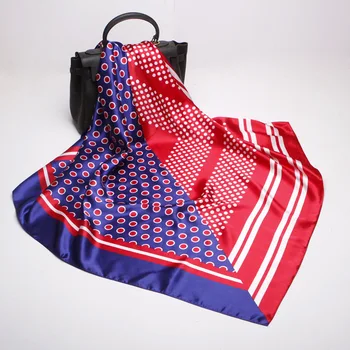 Spring Dot Print Silk Scarf Female Fashion Color Matching Simulation Silk Wraps Sweet Big Square Head Scarves Women 2020 Cool
Spring Dot Print Silk Scarf Female Fashion Color Matching Simulation Silk Wraps Sweet Big Square Head Scarves Women 2020 Cool