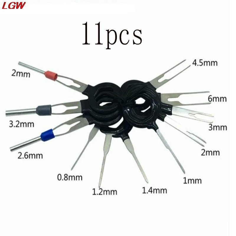 11pcs of wire harness terminal pop-up wire repair kit terminal tool plug kit set wire connector puller car Accessories
11pcs of wire harness terminal pop-up wire repair kit terminal tool plug kit set wire connector puller car Accessories