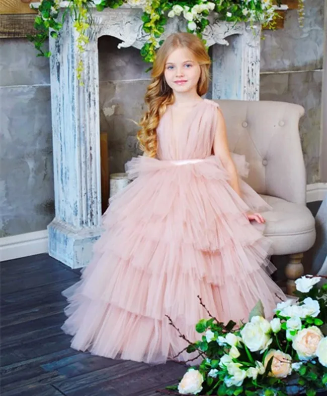 2021 Tiered Tulle Princess Dress Floor Length Sleeveless A Line Kids Prom Dress Ruffles Long Pageant Gowns Vestidos Custom Made
2021 Tiered Tulle Princess Dress Floor Length Sleeveless A Line Kids Prom Dress Ruffles Long Pageant Gowns Vestidos Custom Made