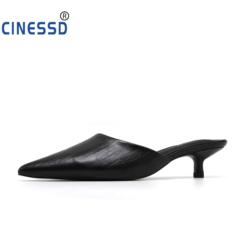 CINESSD 2020 Size 34-40 Women Solid Pointed Toe Slippers Brand Design Ladies Shoes Fashion Casual Leather Outdoor Slipper Sandal
CINESSD 2020 Size 34-40 Women Solid Pointed Toe Slippers Brand Design Ladies Shoes Fashion Casual Leather Outdoor Slipper Sandal