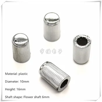 10 Piece 10x16MM silver plating plastic knob potentiometer rotary encoder volume switch knob suitable for flower shaft 6MM
10 Piece 10x16MM silver plating plastic knob potentiometer rotary encoder volume switch knob suitable for flower shaft 6MM