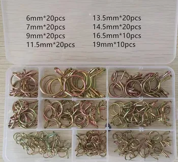 140pcs Hose Clamp High Quality Zinc Plated Spring Clips Gear Hose Fuel Line Clamp for Boats with Storage Box 6/7/9/-19mm 
140pcs Hose Clamp High Quality Zinc Plated Spring Clips Gear Hose Fuel Line Clamp for Boats with Storage Box 6/7/9/-19mm