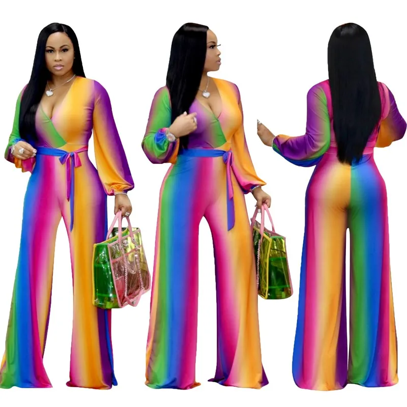 Nice Multicolor Deep V Neck Playsuit Casual Wide Leg Women Jumpsuit Lace Up Loose Overalls
Nice Multicolor Deep V Neck Playsuit Casual Wide Leg Women Jumpsuit Lace Up Loose Overalls