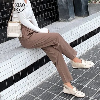 Thick Plus Size Ankle -length Pants Autumn and Winter 2019 Loose Pants Female High Waist Wide Leg Straight Lady Trousers 6996 50
Thick Plus Size Ankle -length Pants Autumn and Winter 2019 Loose Pants Female High Waist Wide Leg Straight Lady Trousers 6996 50