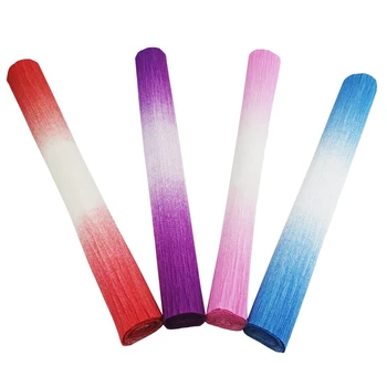Practical Gradient Color Crepe Paper Roll Handmade Material Paper Diy Rose Flower Packaging Fold Paper 4 Rolls 250X50cm
Practical Gradient Color Crepe Paper Roll Handmade Material Paper Diy Rose Flower Packaging Fold Paper 4 Rolls 250X50cm