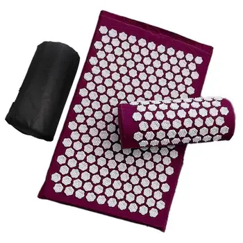 Acupressure Mat Massage Mat And Pillow Set Yoga Mat Lotus Spike Cushion Massage And Relaxation Pain Stress Relieve Body Yoga Mat
Acupressure Mat Massage Mat And Pillow Set Yoga Mat Lotus Spike Cushion Massage And Relaxation Pain Stress Relieve Body Yoga Mat