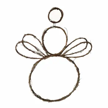 Vine Angel Shape Front Door Outdoor Wreath for Crafts Holiday Wall Window Party Wedding Décor
Vine Angel Shape Front Door Outdoor Wreath for Crafts Holiday Wall Window Party Wedding Décor