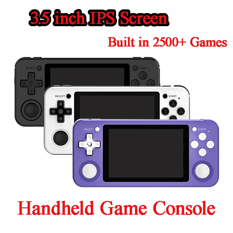 Portable Handheld Game Console 3.5 inch HD Large Screen Video Game Console Player Ergonomics Retro Game Console With 2500+ Games
Portable Handheld Game Console 3.5 inch HD Large Screen Video Game Console Player Ergonomics Retro Game Console With 2500+ Games
