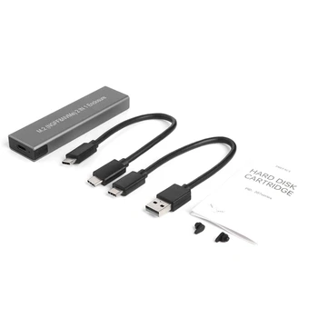 1 Set M.2 Hard Drive Box SATA + NVME 2 in 1 HDD Enclosure 10Gbps High Speed Transmission with Data Cable
1 Set M.2 Hard Drive Box SATA + NVME 2 in 1 HDD Enclosure 10Gbps High Speed Transmission with Data Cable