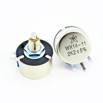 2pcs Wx14-11 single loop wirewound potentiometer 3W 47r 100r 470r 1K 2k2 3K3 4k7 10K 22K
2pcs Wx14-11 single loop wirewound potentiometer 3W 47r 100r 470r 1K 2k2 3K3 4k7 10K 22K