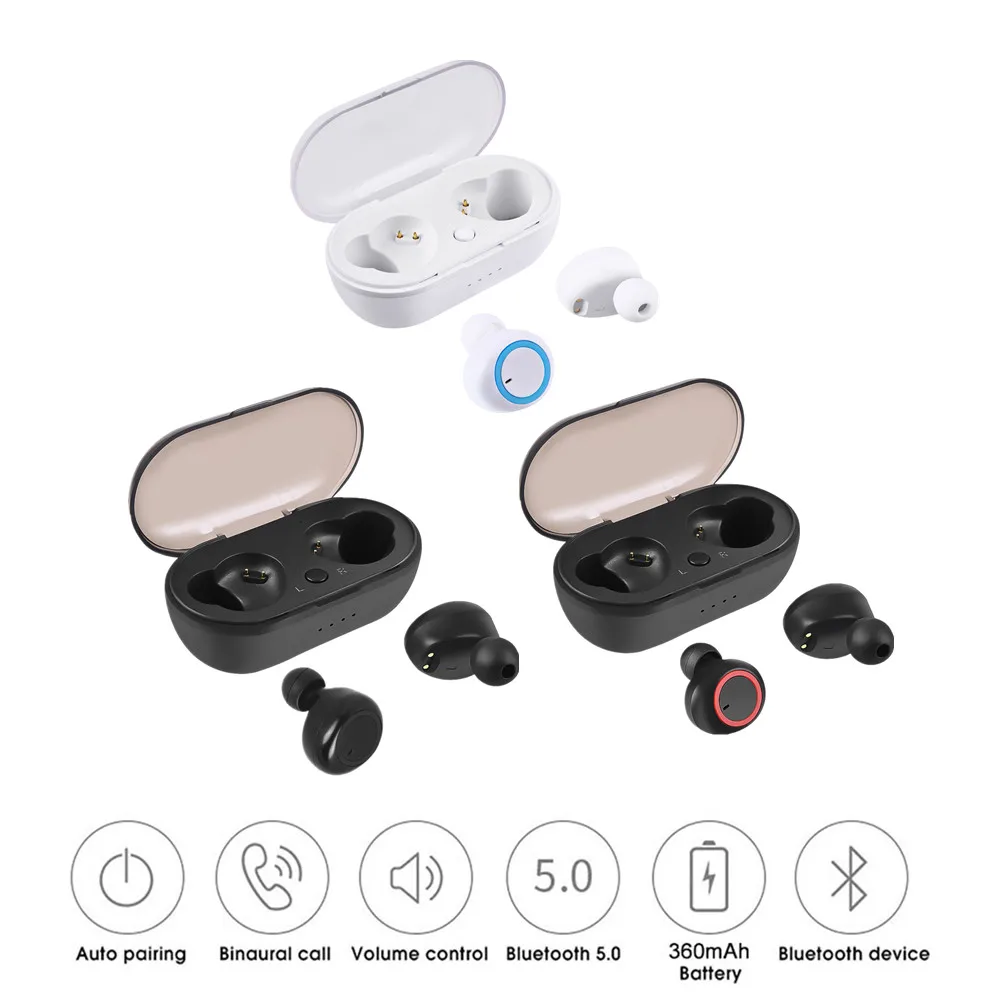 TWS Bluetooth 5.0 Earphone Wireless Stereo Bass Headset with Mic True Wireless Mini Mobile Phone Sports Handsfree Earphones Hot
TWS Bluetooth 5.0 Earphone Wireless Stereo Bass Headset with Mic True Wireless Mini Mobile Phone Sports Handsfree Earphones Hot