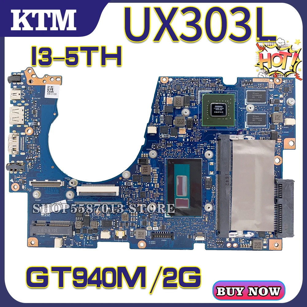 U303L for ASUS UX303 UX303L UX303LB UX303LN U3000 laptop motherboard mainboard 100% test OK I3 cpu GT940M
U303L for ASUS UX303 UX303L UX303LB UX303LN U3000 laptop motherboard mainboard 100% test OK I3 cpu GT940M