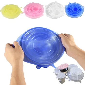 6Pcs/Set Food Silicone Cover Universal Silicone Lids For Cookware Bowl Pot Reusable Stretch Lids Kitchen Accessories Bowl Cover
6Pcs/Set Food Silicone Cover Universal Silicone Lids For Cookware Bowl Pot Reusable Stretch Lids Kitchen Accessories Bowl Cover