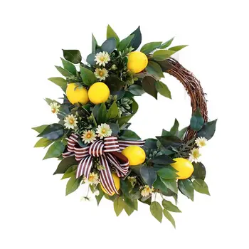 1PC Simulated Lemon Wreath Lemon Hanging Garland Wall Hanging Lemon Garland Decor Artificial Plants Wreath Pendant for Home
1PC Simulated Lemon Wreath Lemon Hanging Garland Wall Hanging Lemon Garland Decor Artificial Plants Wreath Pendant for Home