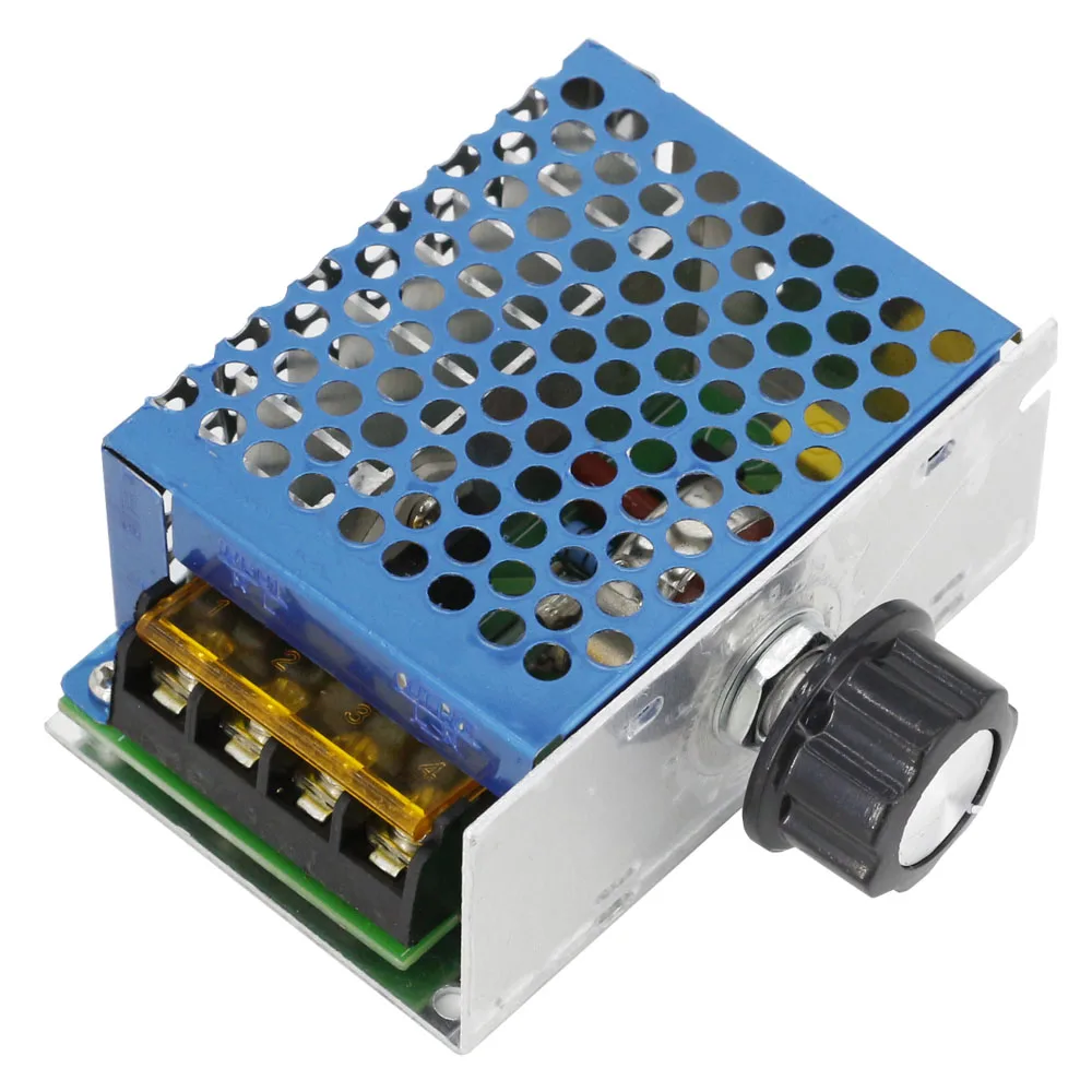 4000W High Power Thyristor Electronic Voltage Regulator Dimming Speed Regulation Temperature Regulation with Shell Gram Dial
4000W High Power Thyristor Electronic Voltage Regulator Dimming Speed Regulation Temperature Regulation with Shell Gram Dial