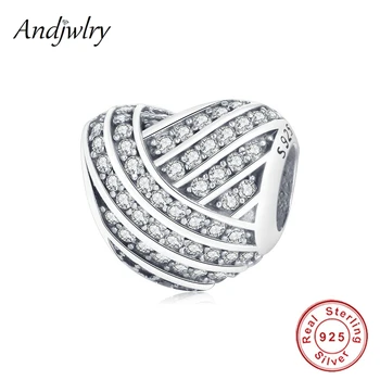 Authentic 925 Sterling Silver Heart Bead Charm With CZ Fit Original Pandora Charm Bracelets Europe DIY Berloque Making 
Authentic 925 Sterling Silver Heart Bead Charm With CZ Fit Original Pandora Charm Bracelets Europe DIY Berloque Making