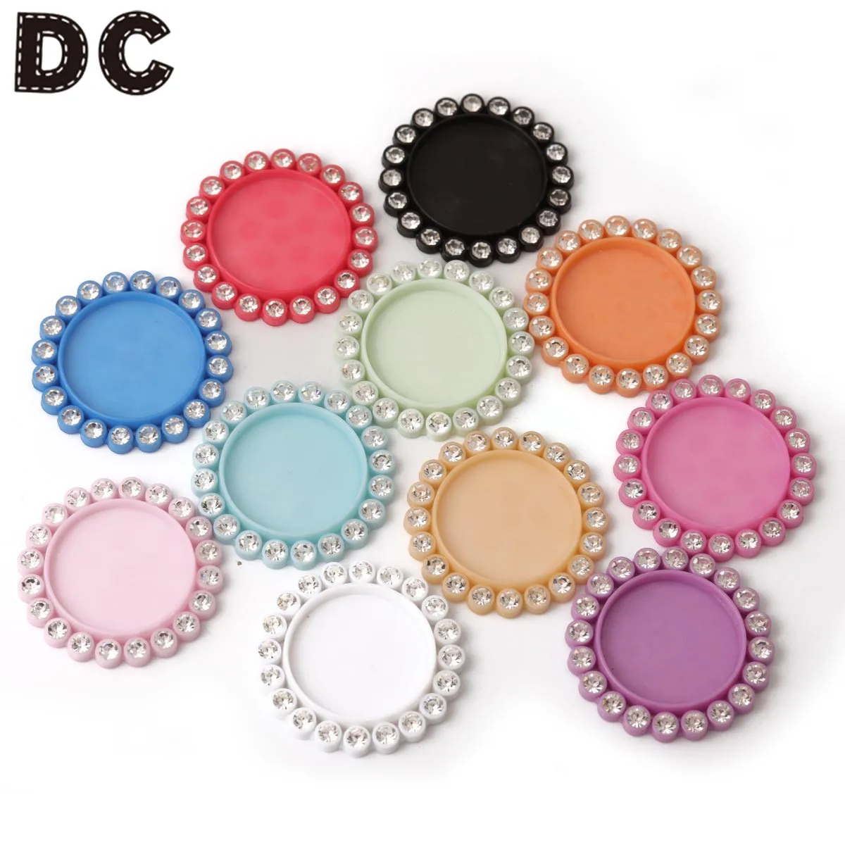 DC Acrylic 5pcs/lot Cabochon Base Tray Colorful Bezels Blank Setting Supplies For Jewelry Making Findings Bracelet Pendant
DC Acrylic 5pcs/lot Cabochon Base Tray Colorful Bezels Blank Setting Supplies For Jewelry Making Findings Bracelet Pendant