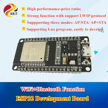 DOIT ESP32 Development Board WiFi+Bluetooth esp32s similar to esp8266 diy iot rc toy kit speaker
DOIT ESP32 Development Board WiFi+Bluetooth esp32s similar to esp8266 diy iot rc toy kit speaker