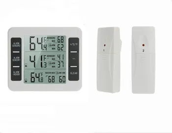 Kitchen Wireless Digital Thermometer Digital Freezer Therometer Temperature Meter Weather Station Tester Outdoor Transmitter
Kitchen Wireless Digital Thermometer Digital Freezer Therometer Temperature Meter Weather Station Tester Outdoor Transmitter