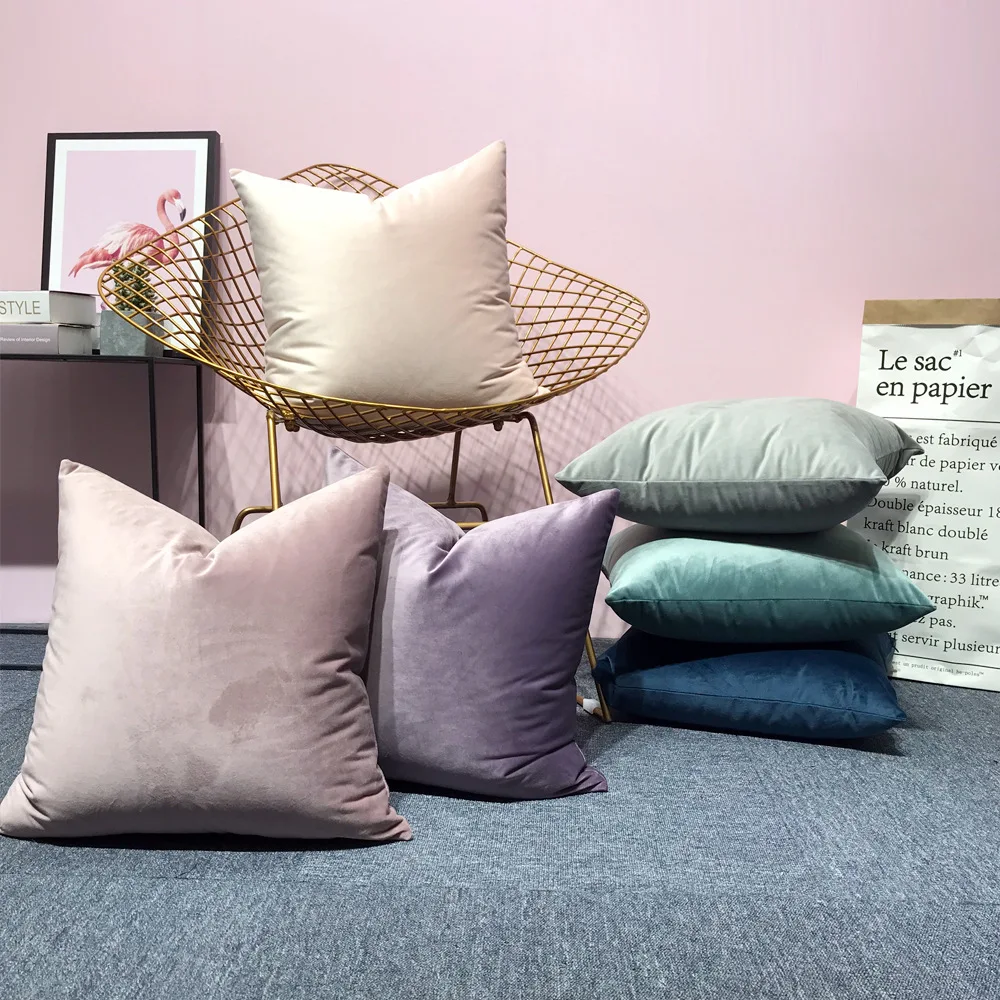 Luxury Velvet Cushion Cover Pillow Black Gray Sofa Yellow Gold Cover Pink Case Home Pillows Pillow Throw White Blue Decorative
Luxury Velvet Cushion Cover Pillow Black Gray Sofa Yellow Gold Cover Pink Case Home Pillows Pillow Throw White Blue Decorative